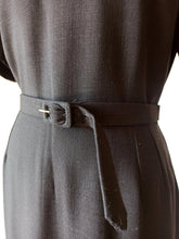 Load image into Gallery viewer, 1940s - Exquisite Black Linen Dress Jacket  - W32 (82cm)
