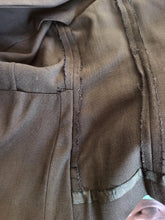 Load image into Gallery viewer, 1940s - Exquisite Black Linen Dress Jacket  - W32 (82cm)
