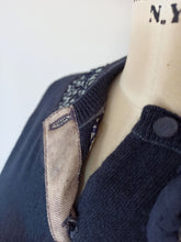 Load image into Gallery viewer, 1950s - DALTON, USA - Adorable Deep Plum Cashmere Cardigan - Sz S/M
