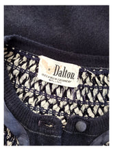 Load image into Gallery viewer, 1950s - DALTON, USA - Adorable Deep Plum Cashmere Cardigan - Sz S/M

