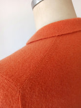 Load image into Gallery viewer, 1950s - GLEDKNIT, Scotland - Pumpkin Orange Cashmere Jumper - Sz XS/S
