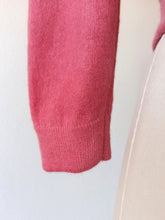 Load image into Gallery viewer, 1950s - DALTON, USA - Adorable Rose Pink Cashmere Cardigan - Sz S/M
