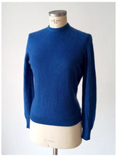 Load image into Gallery viewer, 1950s 1960s - PRINGLE, Scotland - Rich Royal Blue Cashmere Sweater
