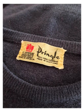 Load image into Gallery viewer, 1950s 1960s - PRINGLE, Scotland - Midnight Ink Blue Cashmere Jumper
