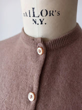 Load image into Gallery viewer, 1950s 1960s - PRINGLE, Scotland - Adorable Dusty Rose Cashmere Cardigan
