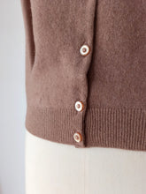 Load image into Gallery viewer, 1950s 1960s - PRINGLE, Scotland - Adorable Dusty Rose Cashmere Cardigan
