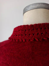 Load image into Gallery viewer, 1950s - PRINGLE, Scotland - Deep Raspberry Cashmere Cardigan - Sz 42
