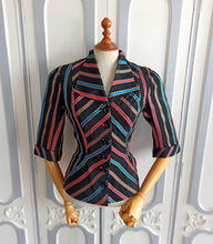 Load image into Gallery viewer, 1940s - Stunning Soft Taffeta Hollywood Blouse - W29 (74cm)
