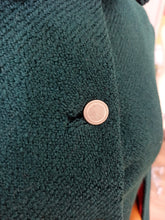 Load image into Gallery viewer, 1950s 1960s - AIMÉE COUTURE, France - Gorgeous Green Wool Cape
