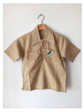 Load image into Gallery viewer, 1940s - ALBERT PUJADAS, Barcelona - Deadstock Men&#39;s Linen Shirt - Sz XS

