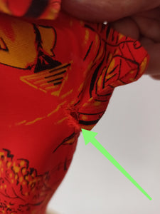 1950s - BOBBIE LOU, USA - Asian Novelty Print Rayon Top
