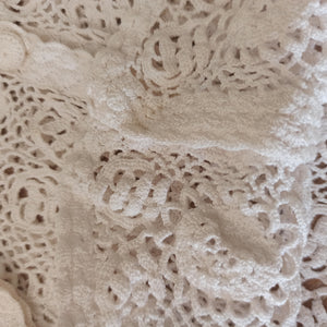 1950s 1960s  - Gorgeous Cotton Crochet Cardigan