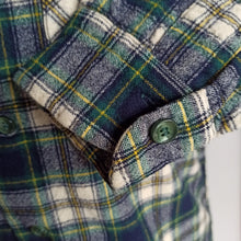Cargar imagen en el visor de la galería, 1950s 1960s - PENDLETON - Loop Collar Plaid Wool Shirt - Sz. M
