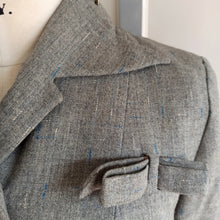 Cargar imagen en el visor de la galería, 1940s 1950s - Marcé, France - Grey Atomic Flecked Wool Jacket - W31&quot; (78cm)
