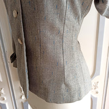 Laden Sie das Bild in den Galerie-Viewer, 1940s 1950s - Marcé, France - Grey Atomic Flecked Wool Jacket - W31&quot; (78cm)
