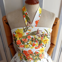 Load image into Gallery viewer, 1950s - Spectacular French Eclair Halterneck Dress - W26 (66cm)
