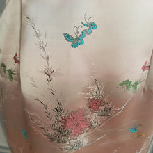 Cargar imagen en el visor de la galería, 1950s 1960s - Gorgeous Antique Pink Satin Silk Dress - W26 (66cm)
