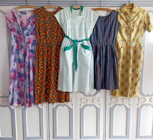 1940s 1950s - JOBLOT x 5 Beautiful Dresses!