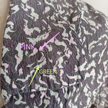 Laden Sie das Bild in den Galerie-Viewer, 1940s 1950s - New Look Pink &amp; Green Gabardine Suit Jacket - W28 (72cm)
